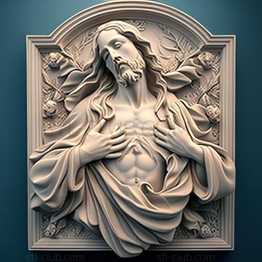 3D model st jesus (STL)